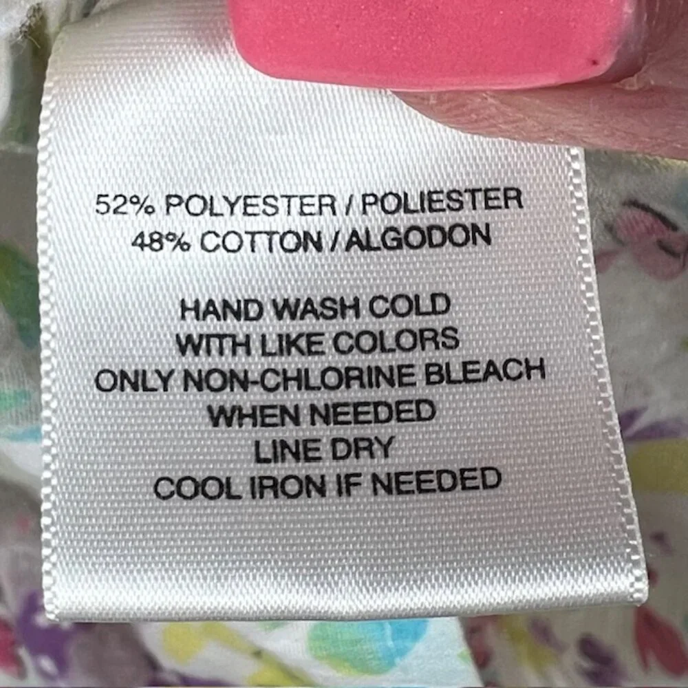 Sag Harbor Womens Button-down 3/4 Sleeve Tunic Plus Size 3X - Picture 6 of 7